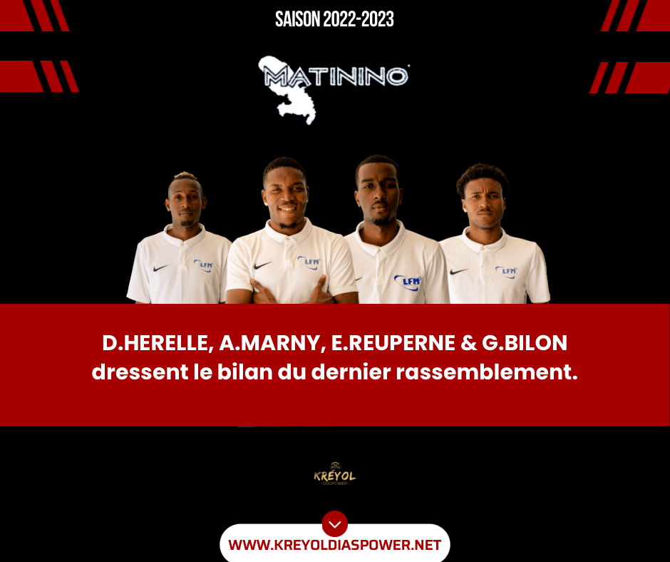 #Matinino : D.HERELLE, A.MARNY, E.REUPERNE et G.BILON dressent le bilan du dernier&nbsp;stage.