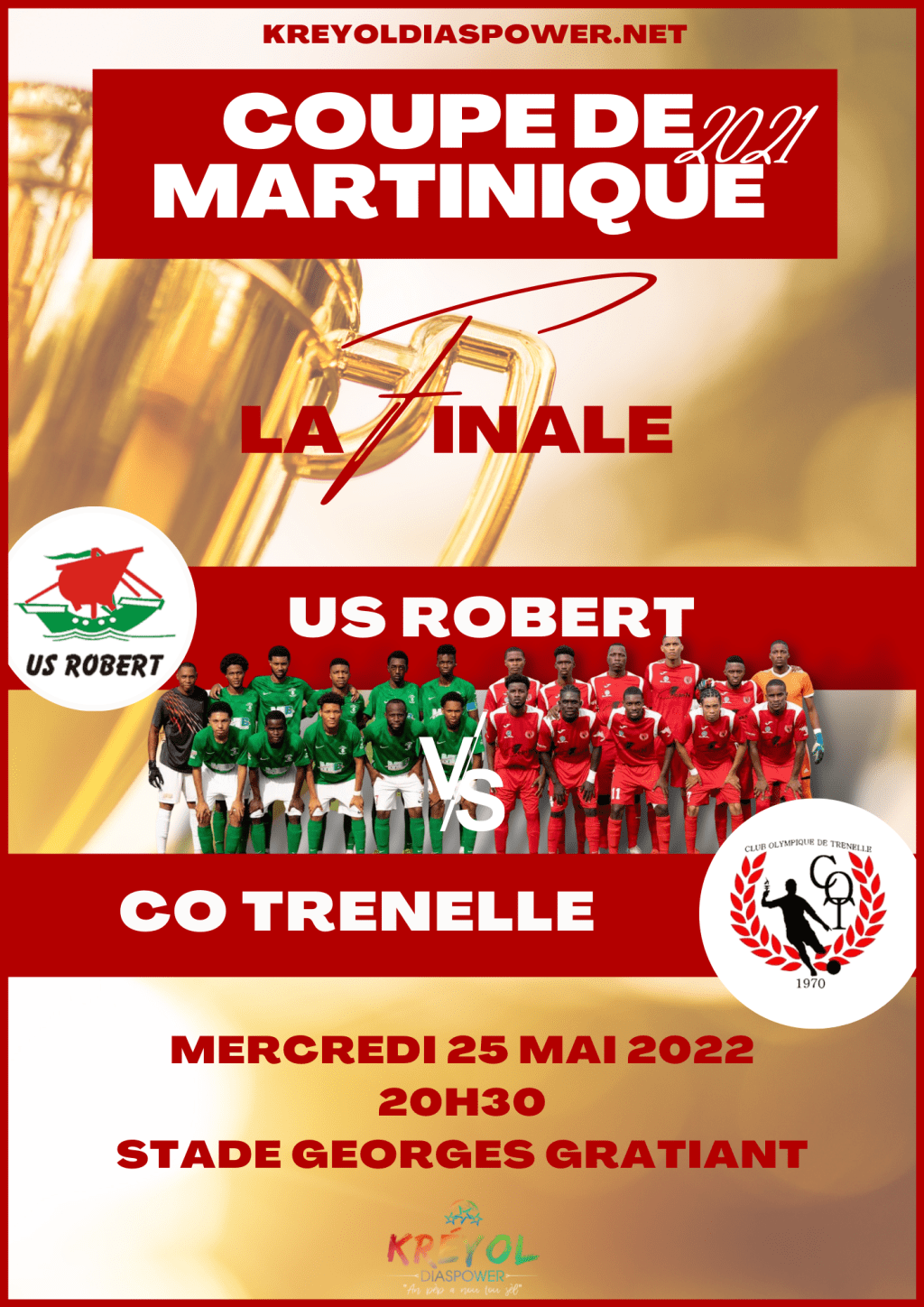 [FOOTBALLMATNIK] : US Robert – CO Trenelle, une finale historique&nbsp;!